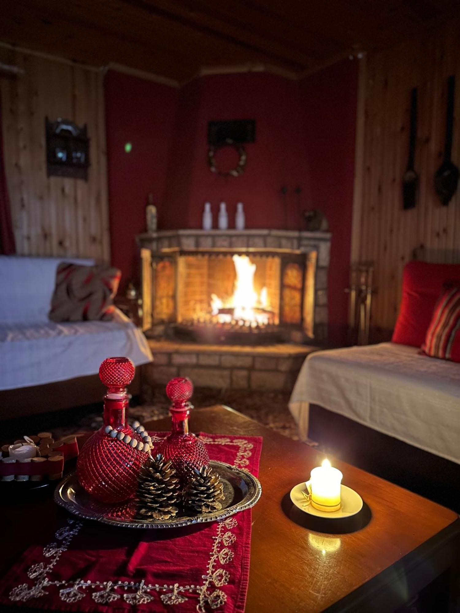 Traditional Wooden Apartment Koutsodimos ภายนอก รูปภาพ